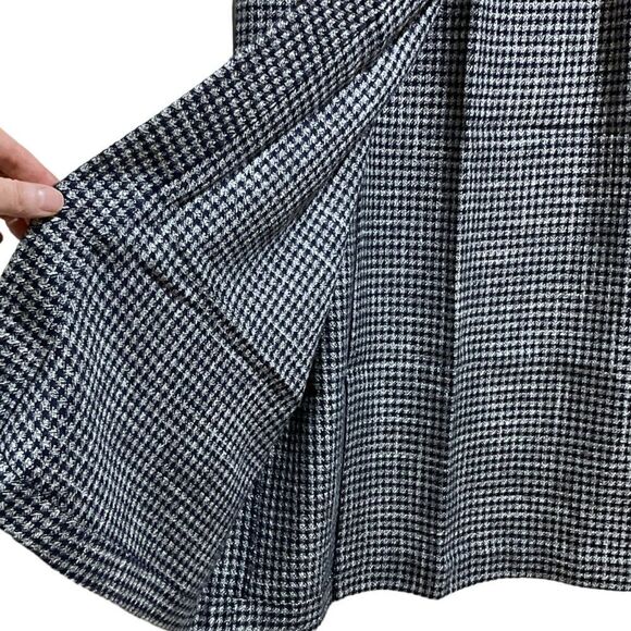 Hand Sewn Vintage Skirt Set Houndstooth Vogue Paris Original Size 8/10 - Picture 5 of 16